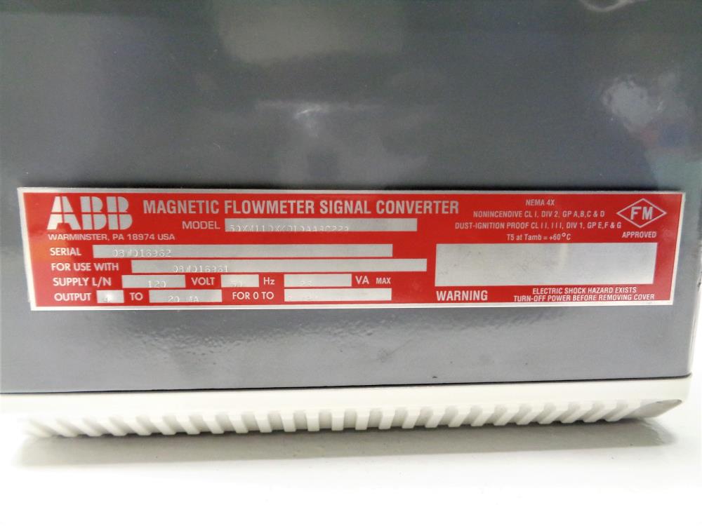 ABB MAG-XM Margnetic Flowmeter Signal Converter 50XM11DXKD10AABC229